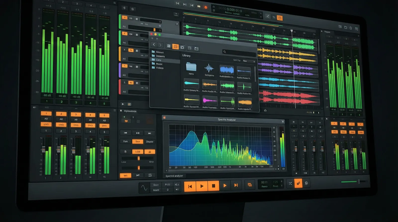 最新黑料 音效素材库界面展示